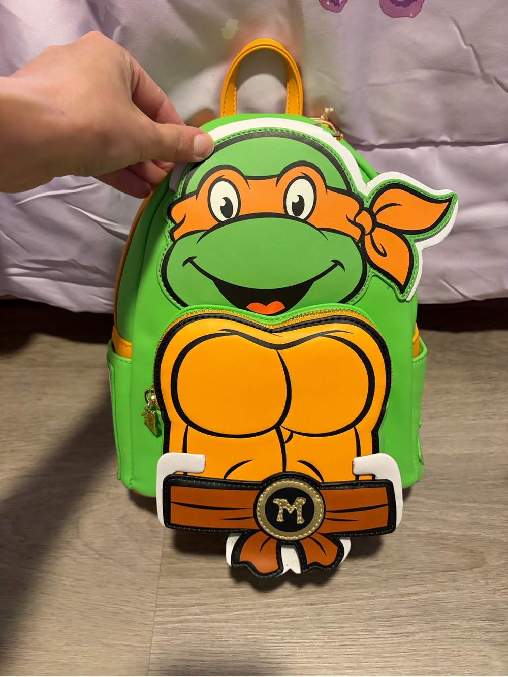 Loungefly Teenage Mutant Ninja Turtle Mini Backpack - Michelangelo
